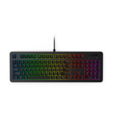 LENOVO LEGION K300 RGB GAMING KEYBOARD GY40Y57722 | 20 Million Clicks Lifecycle, Dynamic Five-Zone RGB Illumination, Upto 24 Anti Ghosting Keys