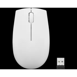 LENOVO 300 WIRELESS COMPACT MOUSE | Ultra portable design, Nano USB receiver, GY51L15677 - Cloud Grey