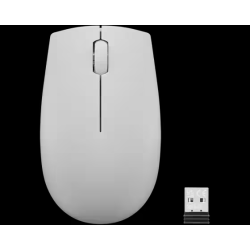 LENOVO 300 WIRELESS COMPACT MOUSE | Ultra portable design, Nano USB receiver,  GY51L15678 - Arctic Grey