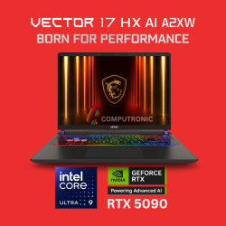 MSI VECTOR 17 HX AI A2XWJG 9S7-17S372-098 | Intel Core Ultra 9 275HX, 32GB RAM, 1TB SSD, 17