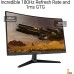ASUS TUF GAMING VG27VQ3B | Curved Gaming Monitor – 27 inch Full HD, 180Hz, ELMB SYNC, FreeSync, 1ms response time, 90% DCI-P3, Display Widget Center