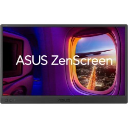 ASUS ZENSCREEN MB169CK | Portable USB Monitor- 16 inch (15.6 inch viewable), Full HD, IPS, dual USB Type-C, Flicker Free, Blue Light Filter, Anti-glare surface, 360° kickstand