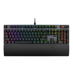 ASUS ROG STRIX SCOPE II X Mechanical Gaming Keyboard | ROG NX SNOW V2 Mechanical switch, Eng-Arab Keyboard / 90MP03XF-BKCA00
