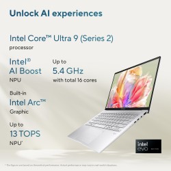 ASUS ZENBOOK 14 OLED UX3405CA-QL215W | Intel Core Ultra 9 285H, 32GB RAM, 1TB SSD, 14.0
