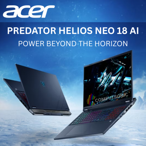 ACER PREDATOR HELIOS NEO 18 AI NH.QVLEM.001 I Intel Core Ultra 9 275HX, 64GB RAM, 1TB SSD, 18