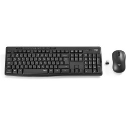 LOGITECH SILENT WIRELESS COMBO MK295 | Work in silence with 90% less clicking and typing noise.